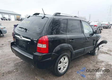 2007 Hyundai Tucson Limited/Se из США, поврежденный, VIN KM8JN72D17U484399